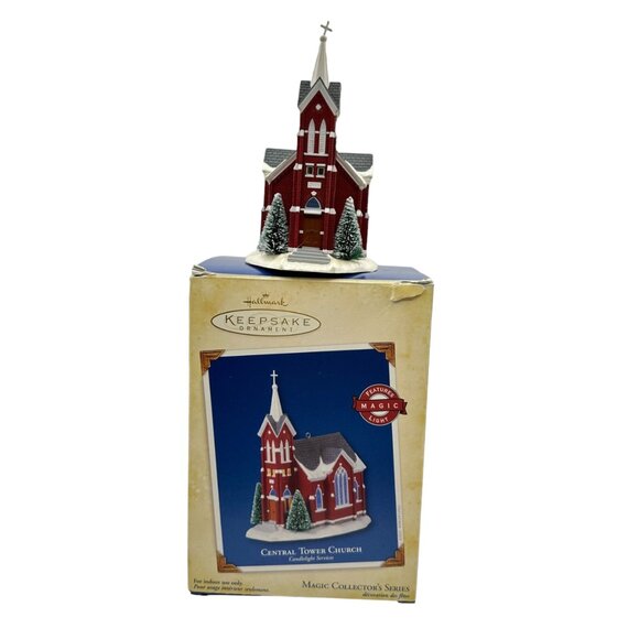 Hallmark Keepsake Central Tower Church Magic Collectors Series 2005 MISSING CORD - Picture 12 of 13